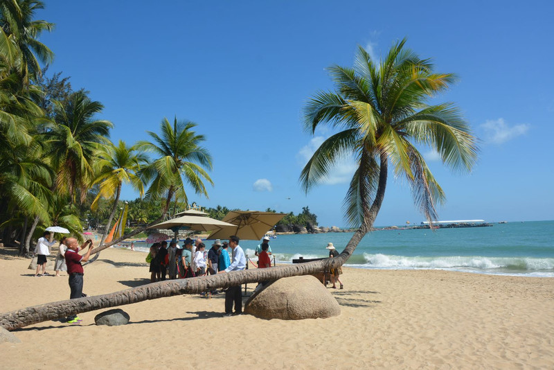 热带海岸的深情凝望，海南沙滩的向往时刻